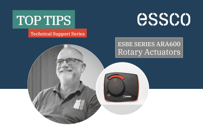 Top Tips – ESBE ARA600 Actuators